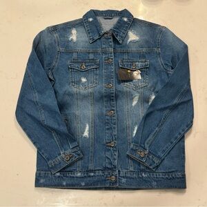 Distressed Jean Jacket